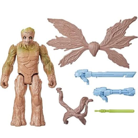Blast 'N Battle Groot Action Figure, Marvel Titan Hero Series Guardians Galaxy - Picture 2 of 4